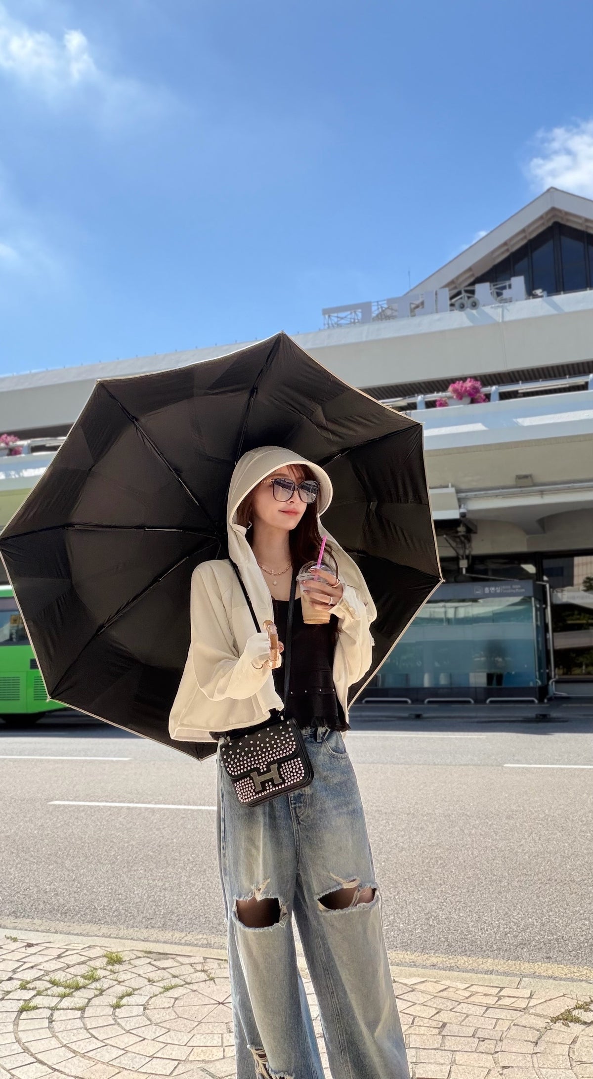 完全遮光 晴雨兼用日傘